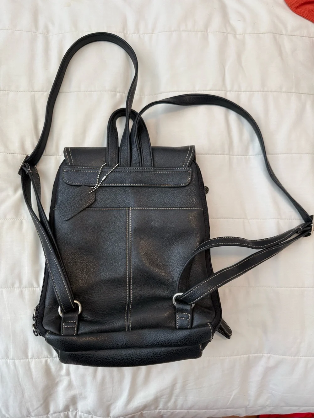 Vintage Hillard & Hansen Genuine Leather Backpack